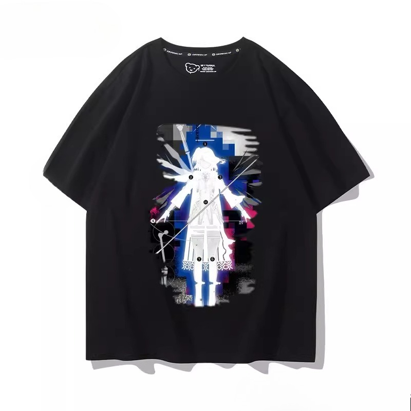 Popular Anime Merchandise - T-shirts graphiques Anime Arknights, mode Kpop,